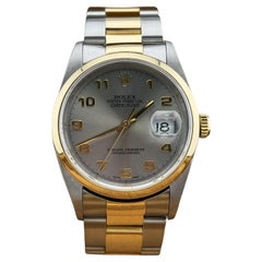 Rolex Datejust 16203 36mm Slate Dial Stainless Steel 18K Yellow Gold 2002