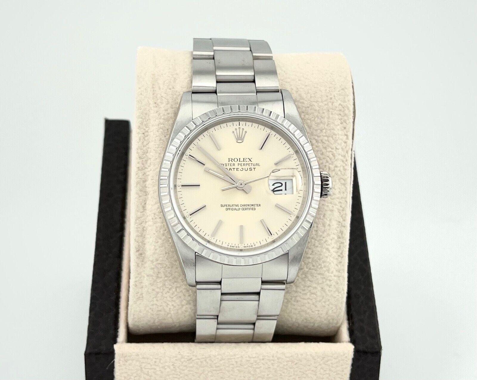 Rolex Datejust 16220 36mm Silver Dial Stainless Steel 2