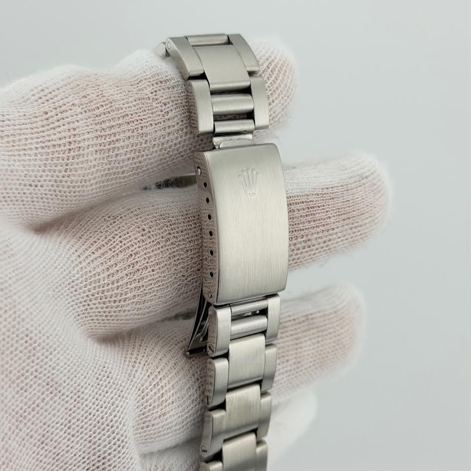 Rolex Datejust 16220 36mm Silber Tropisches Zifferblatt Edelstahl im Angebot 6