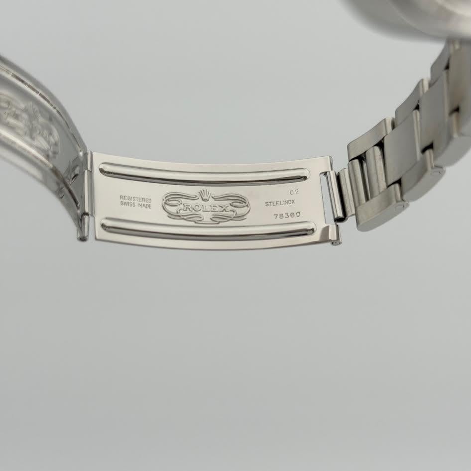 Rolex Datejust 16220 36mm Silber Tropisches Zifferblatt Edelstahl im Angebot 7