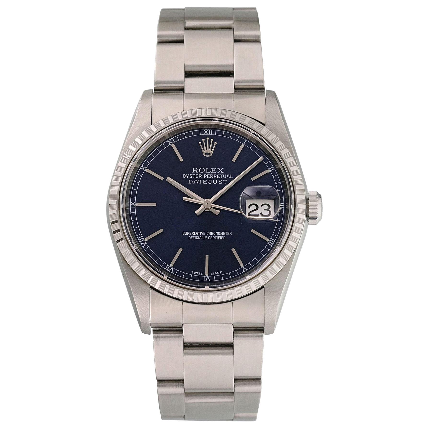 Rolex Datejust 16220 Men’s Watch For Sale