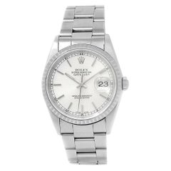 Rolex Datejust 16220, Silver Dial, Certified and Warranty