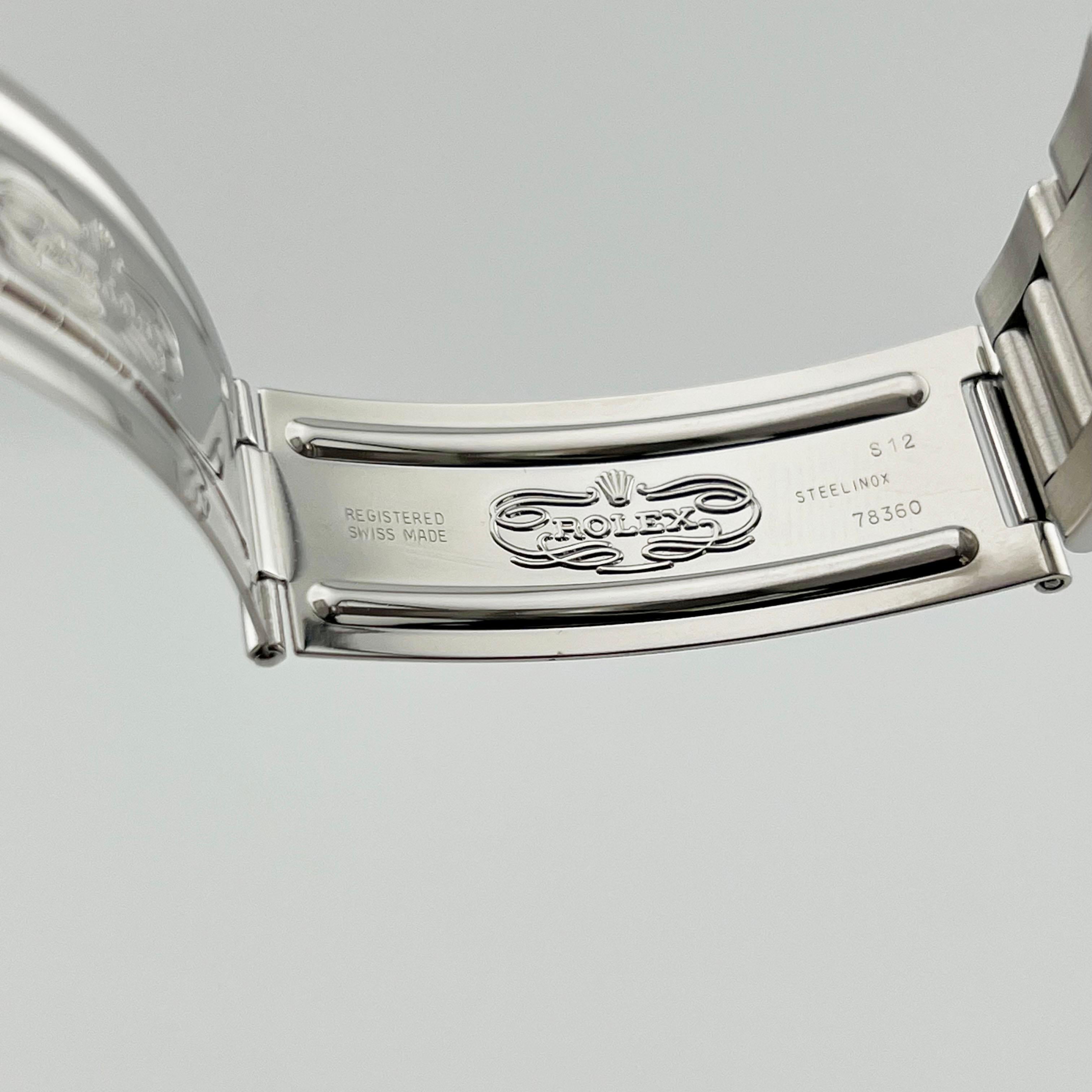 Rolex Datejust 16220 Silver Tapestry Dial Stainless Steel Box Paper 36mm 5