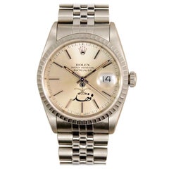 Rolex Datejust 16220 Stainless Steel Double Signature King Fahd Saudi Arabia