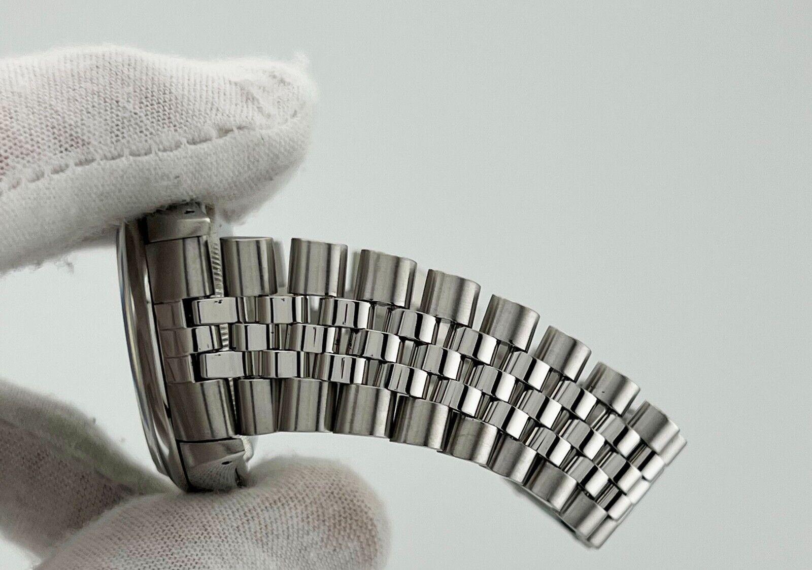 Rolex Datejust 16220 Tahiti-Perlmutt-Diamant-Zifferblatt aus Edelstahl 1
