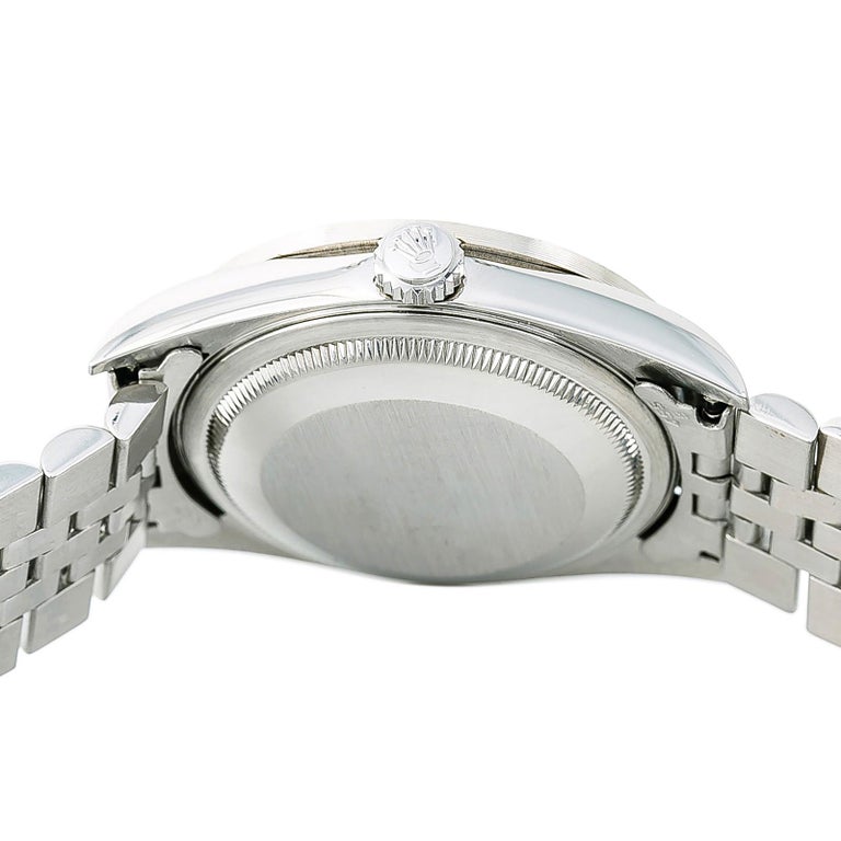 Rolex Datejust 16220 Unisex Watch 2.60 Carat Aftermarket Diamond Stella ...