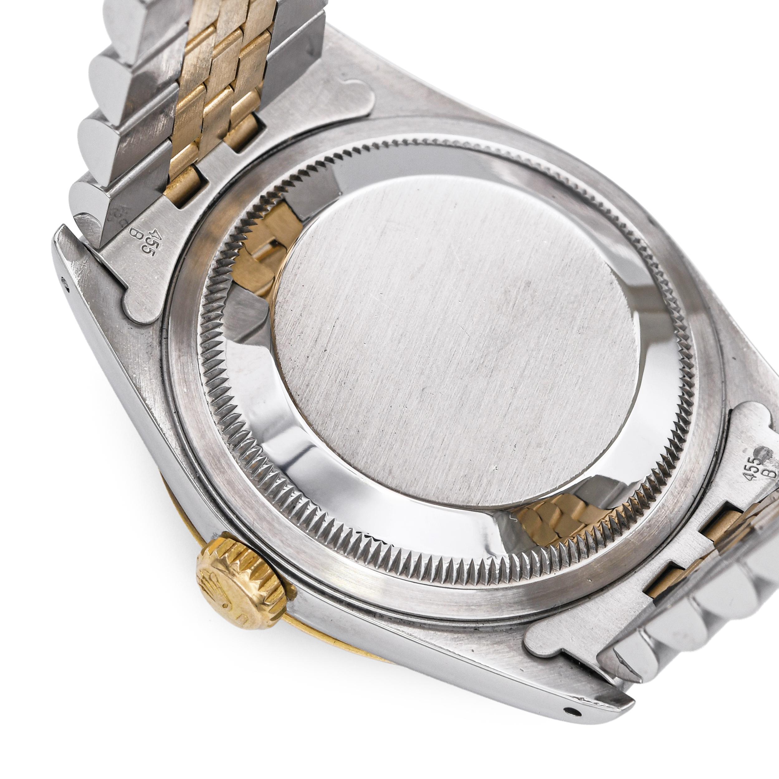 De los hombres Rolex Datejust 16233 Reloj de caballero automático de acero dorado de 18 quilates en venta