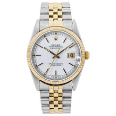 Rolex Datejust 16233, White Dial, Certified and Warranty