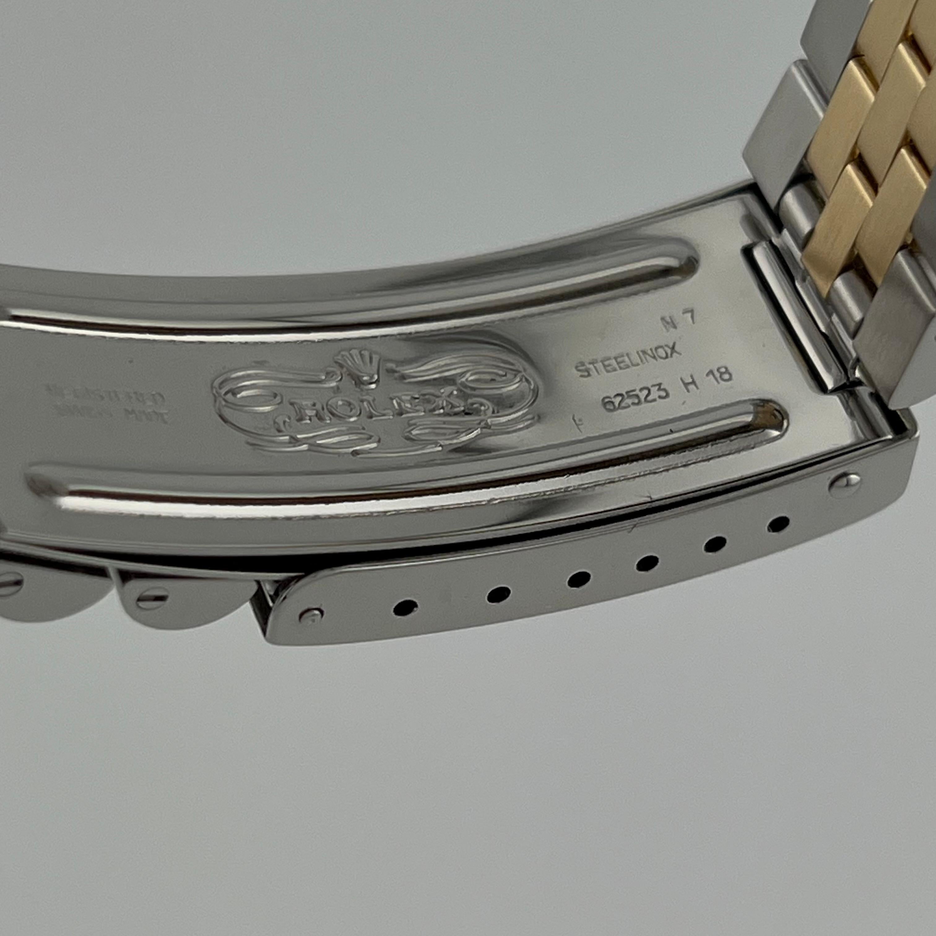 Rolex Datejust 16233 36mm White Roman Dial 18K Yellow Gold Stainless Steel 4