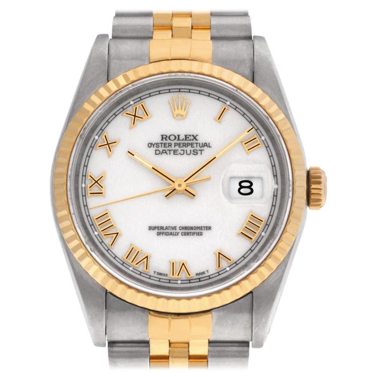 Rolex Datejust Black Dial Certified And Warranty For Sale At 1stdibs