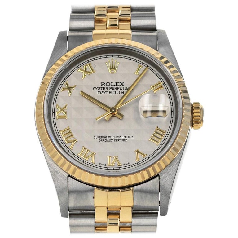 Rolex Datejust 16233, Case, Certified and Warranty For Sale at 1stdibs