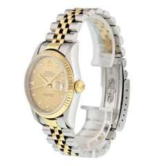 Rolex Datejust 16233 Diamond Dial Men's Watch Box & Papers