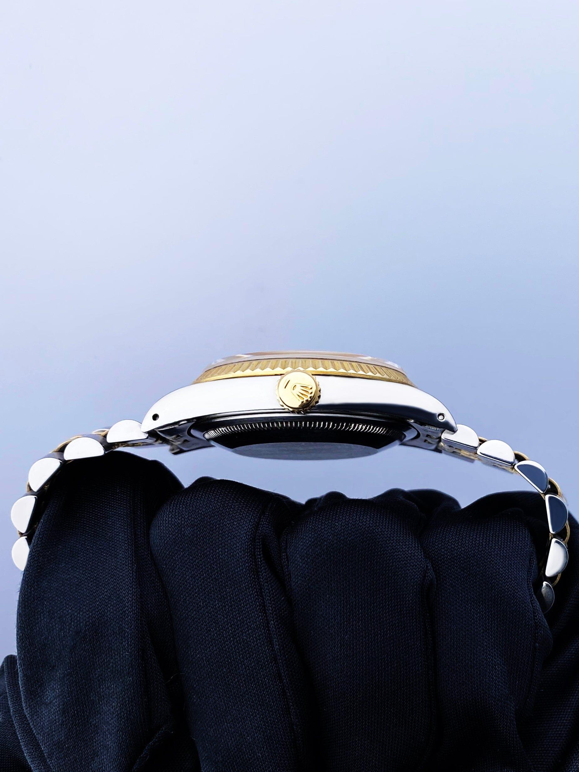 Rolex Datejust 16233 Diamant-Zifferblatt Herrenuhr im Angebot 1