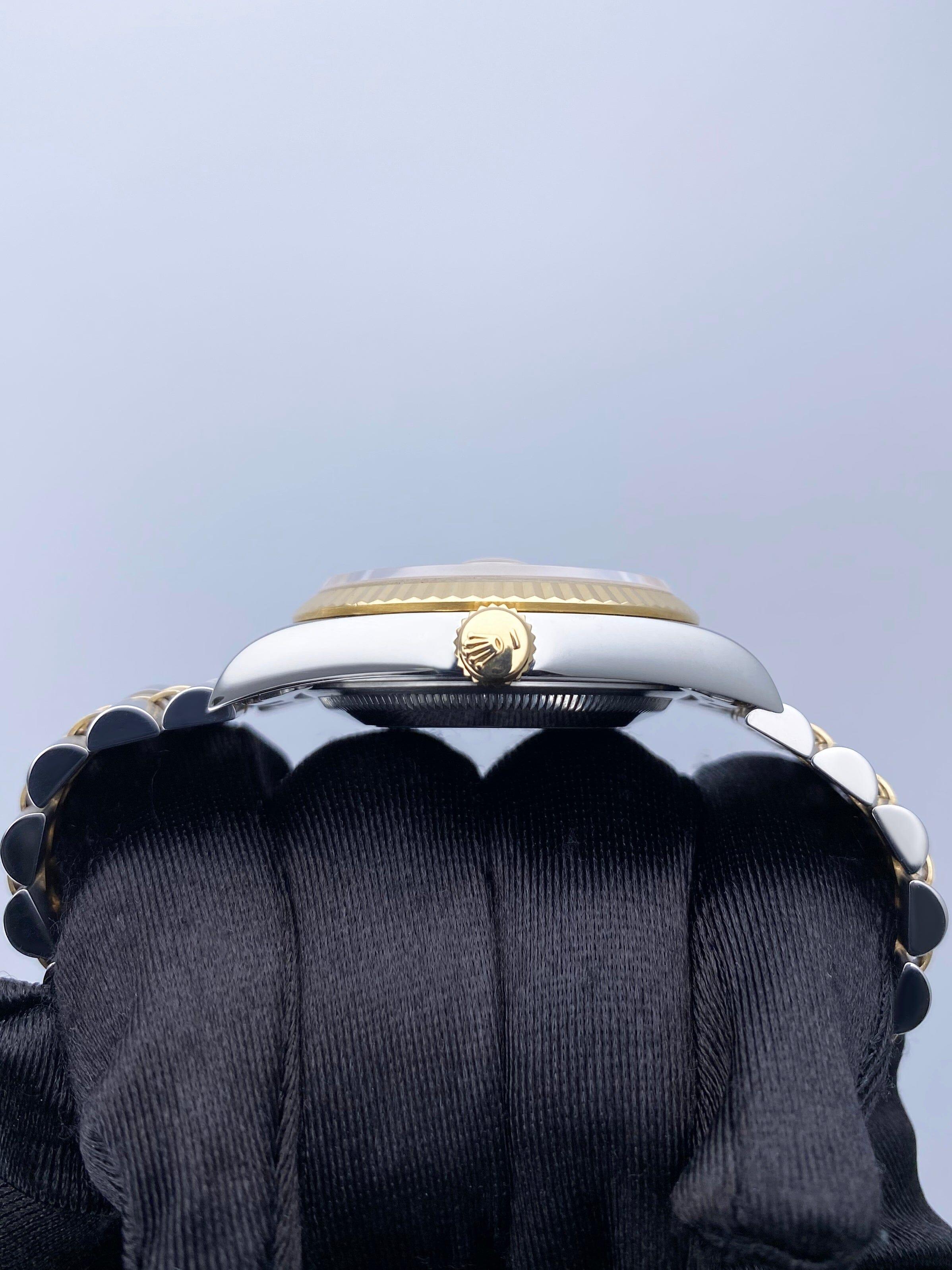 Rolex Datejust 16233 Diamant-Zifferblatt Herrenuhr im Angebot 1