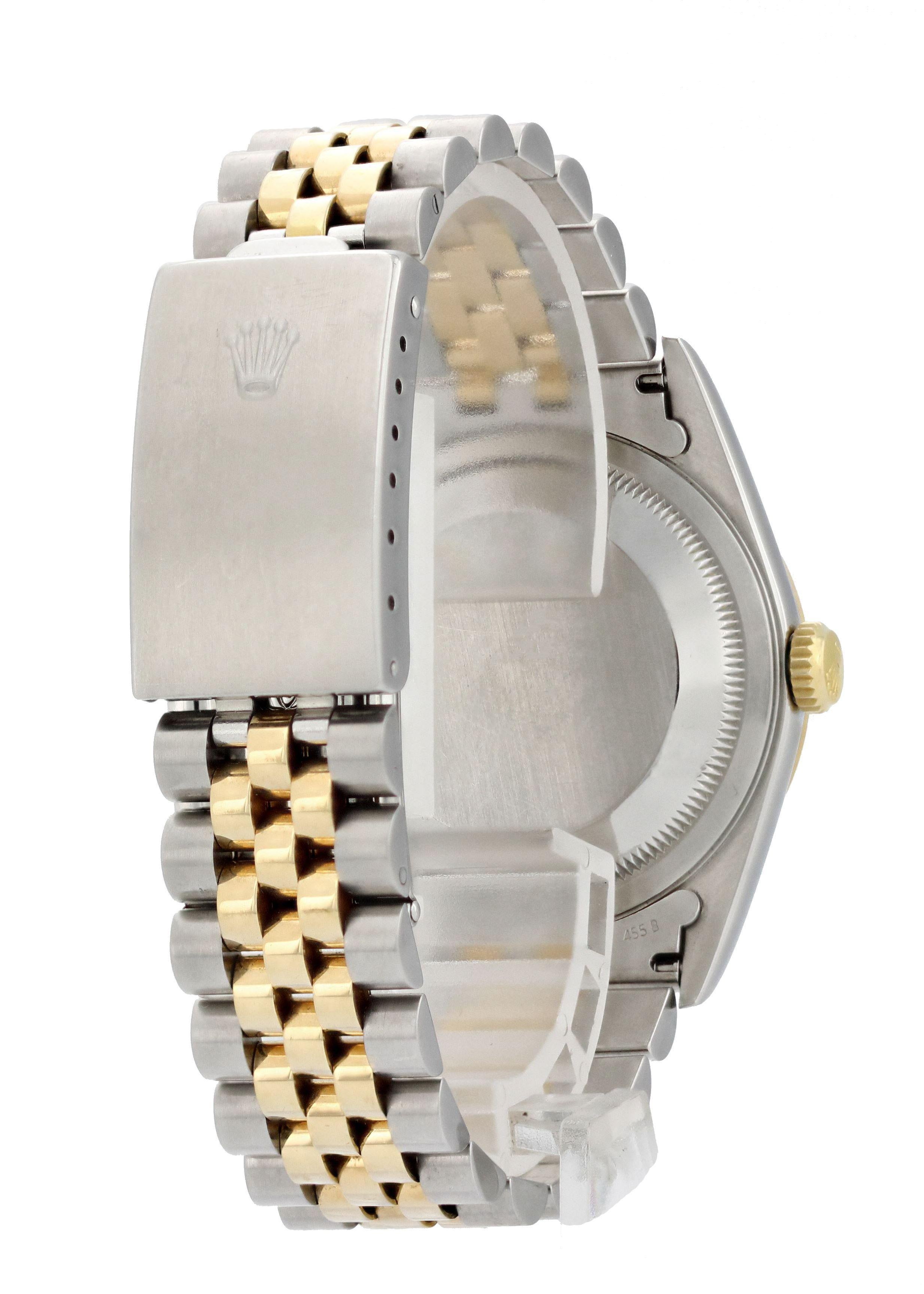 Rolex Datejust 16233 Diamond Dial Men's Watch For Sale 1