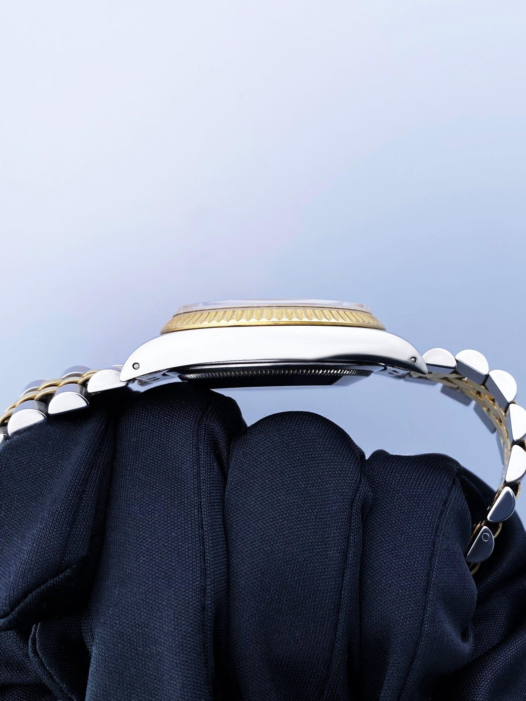 Rolex Datejust 16233 Diamant-Zifferblatt Herrenuhr im Angebot 2