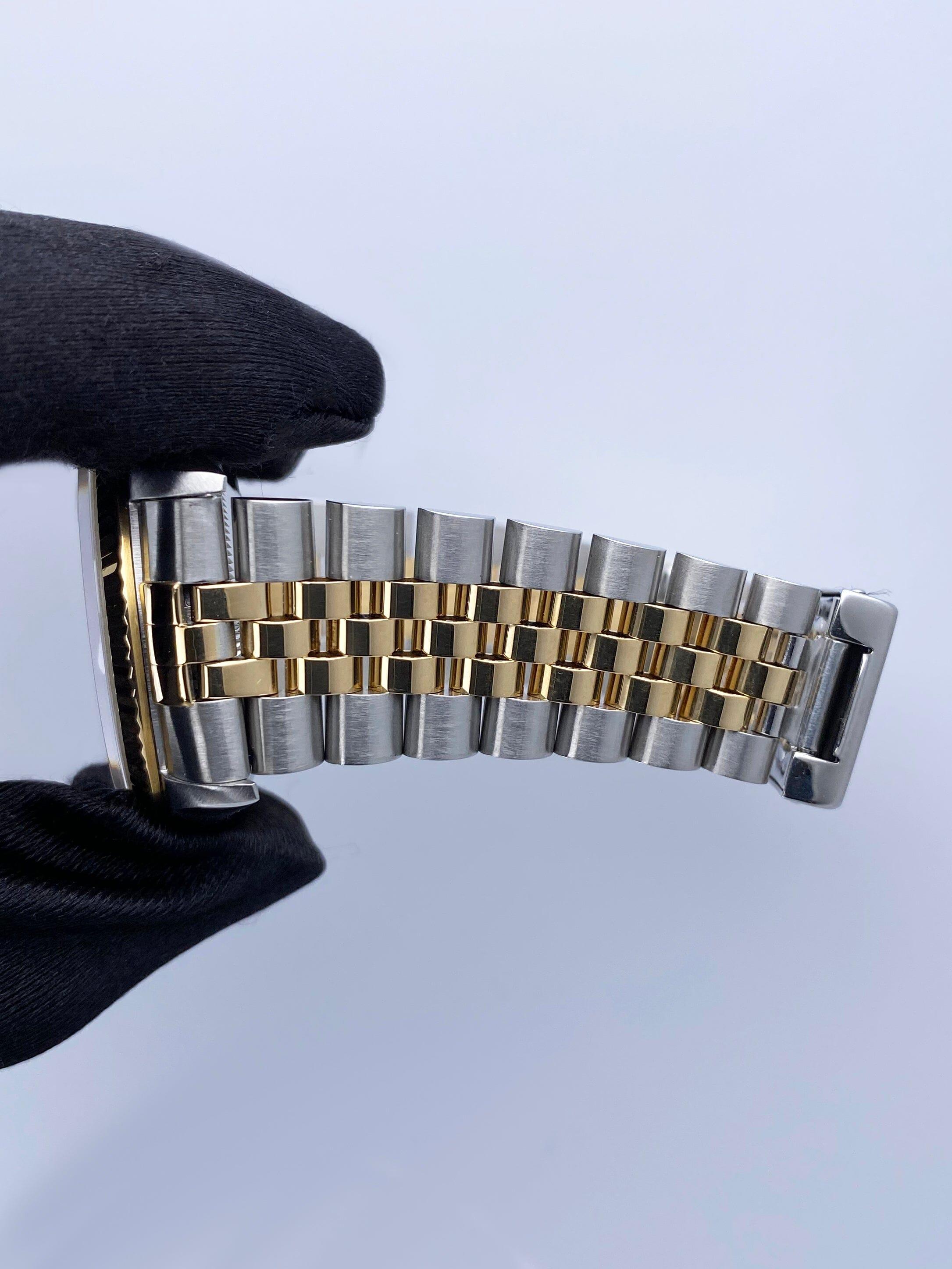 Rolex Datejust 16233 Diamant-Zifferblatt Herrenuhr im Angebot 5