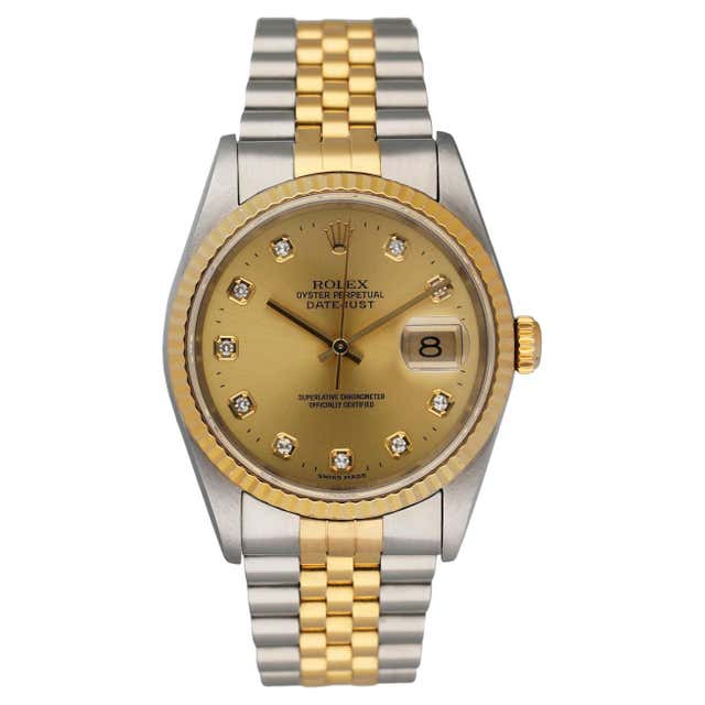 Rolex Datejust 16233 Men's Watch Box Papers at 1stDibs