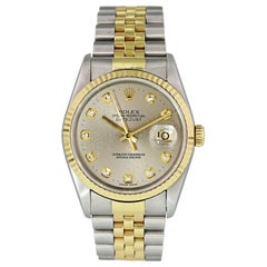 Rolex Datejust 16233 Diamond Jubilee Dial Men's Watch