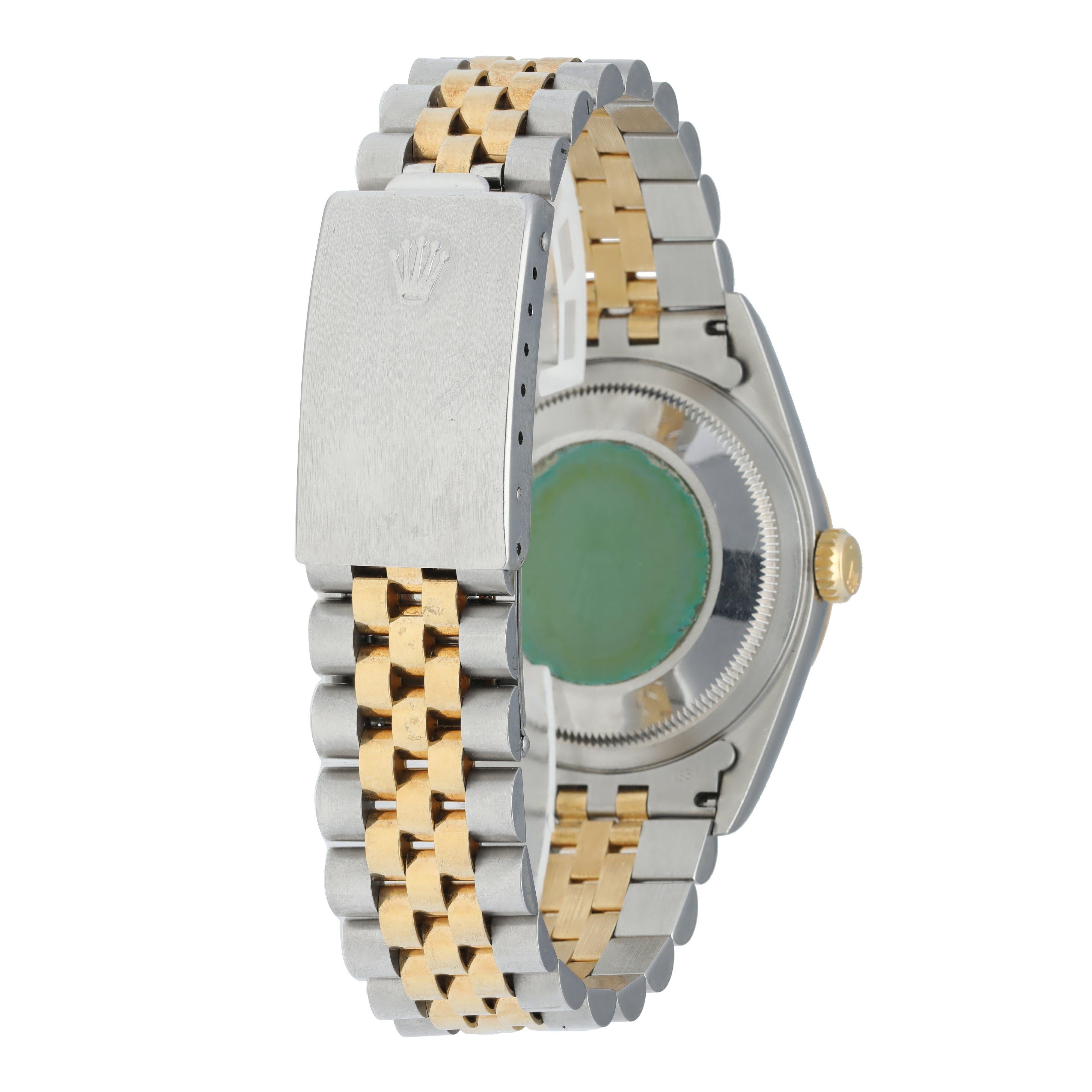 Rolex Datejust 16233 Diamond Vignette Dial Men's Watch For Sale 1