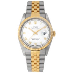 Rolex Datejust 16233 in Stainless Steel with a White dial 36mm Automatic watch