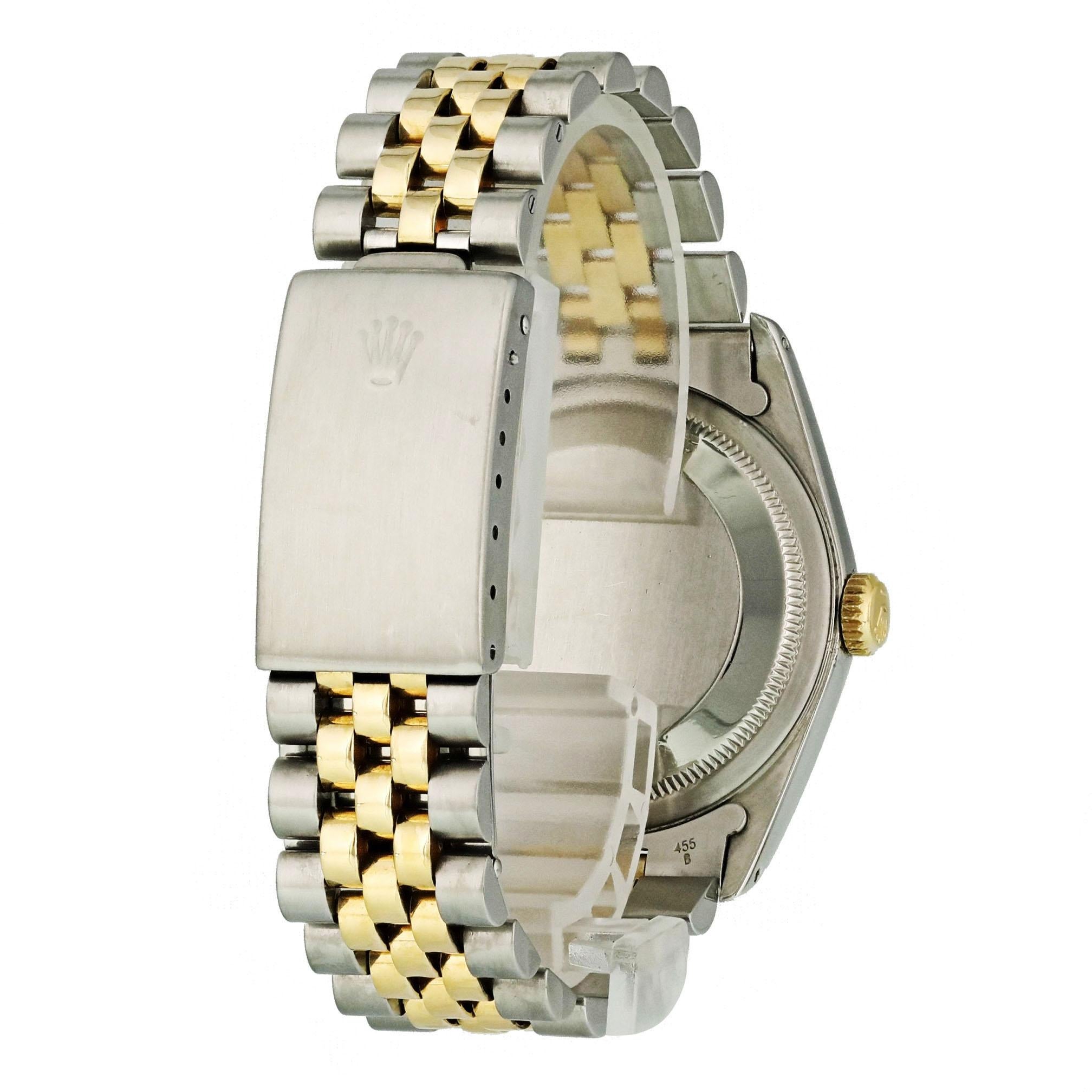 Rolex Datejust 16233 Linen Dial Men's Watch 1