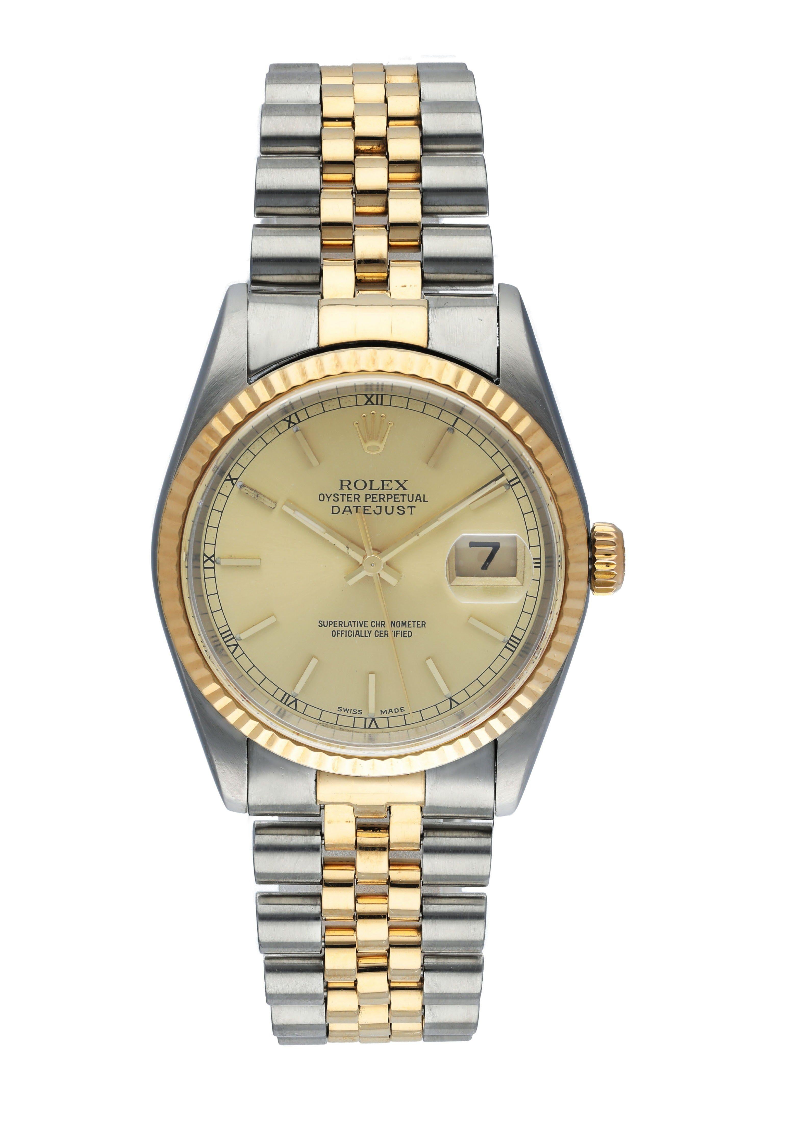 Rolex Datejust 16233 Men's Watch Box and Papers For Sale at 1stDibs