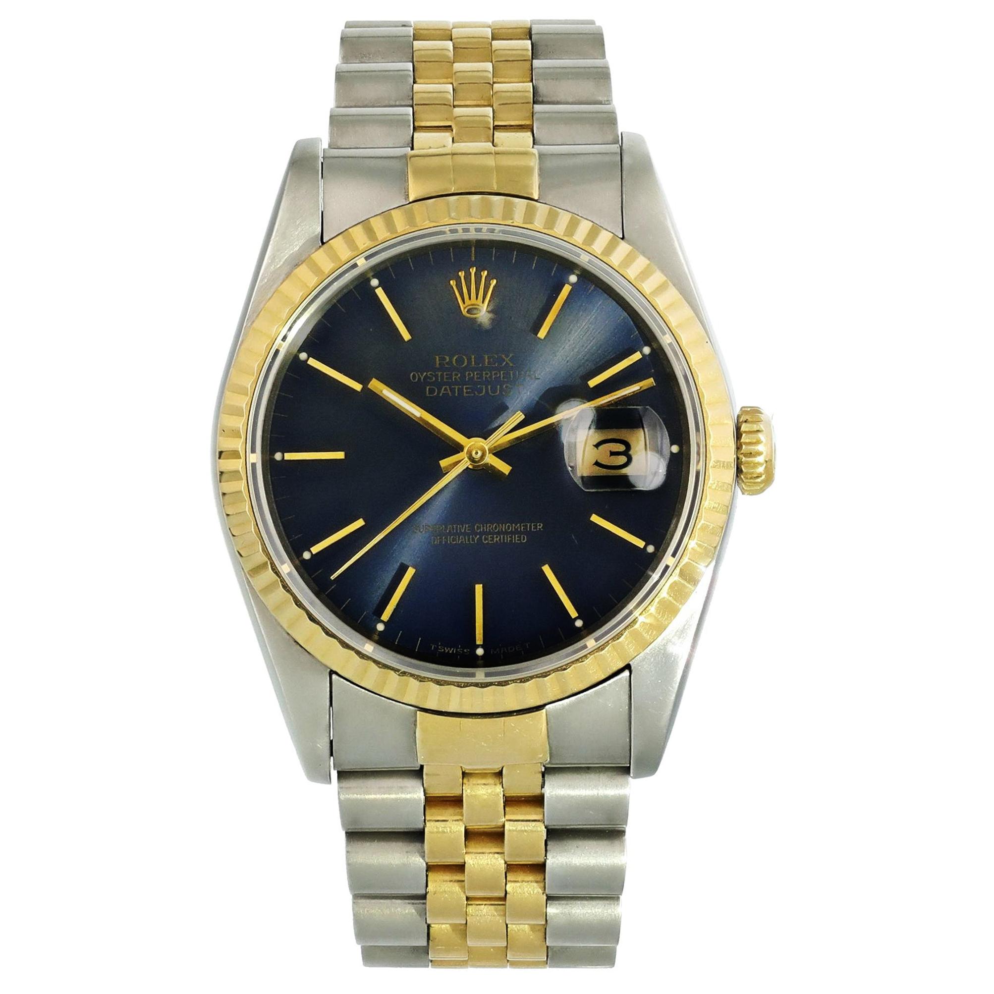 Rolex Datejust 16233 Men's Watch For Sale