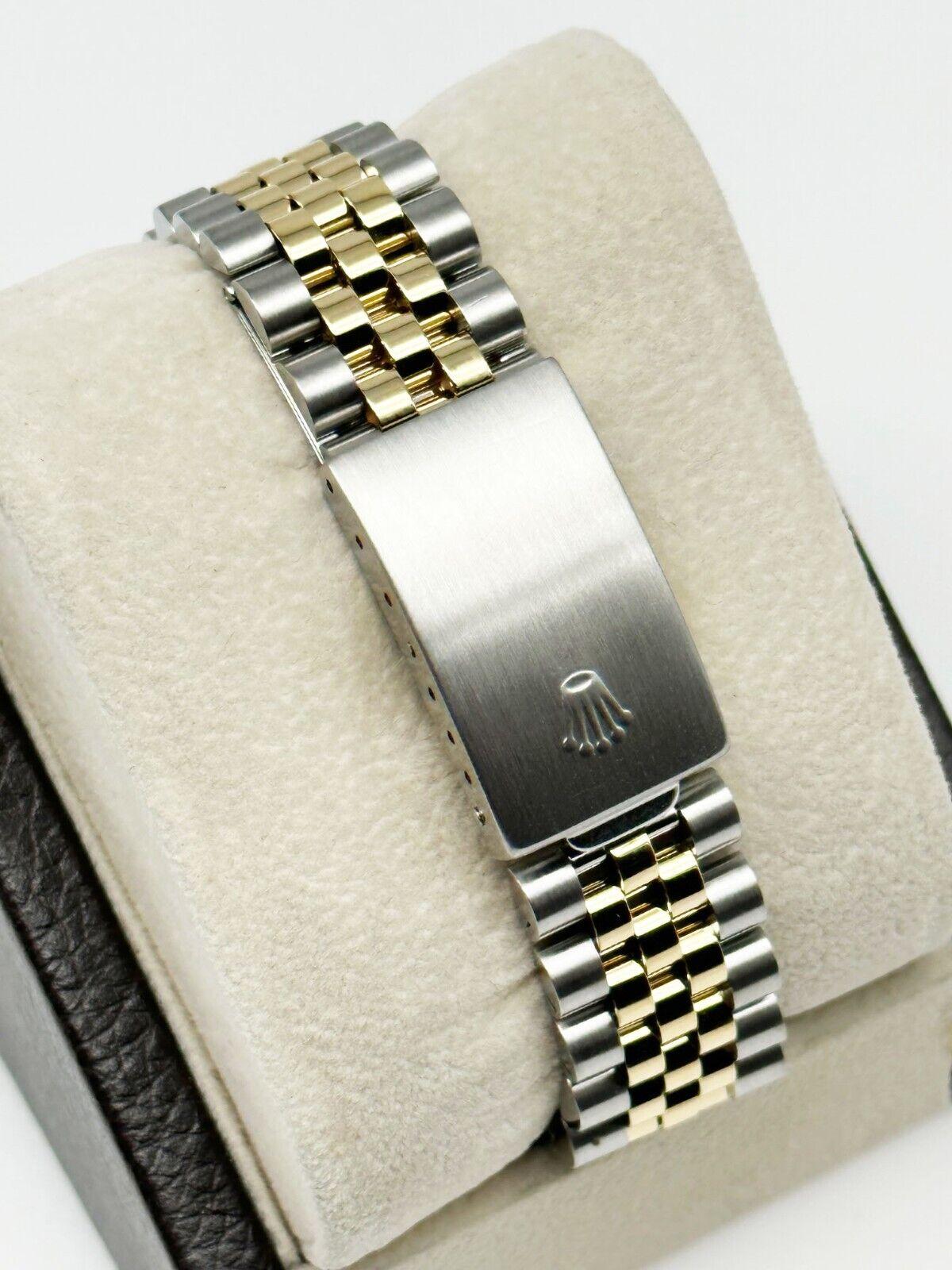 Rolex Datejust 16233 Wandteppich Zifferblatt 18K Gelbgold Edelstahl 1