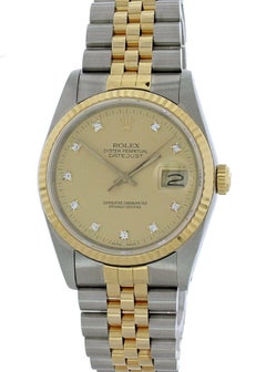 Rolex Datejust 16233G Men's Watch Original Box and Papers