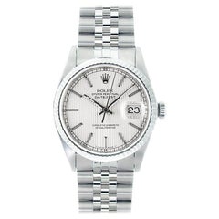 Rolex Datejust 16234, Silver Dial, Certified and Warranty