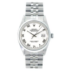 Rolex Datejust 16234, White Dial, Certified and Warranty