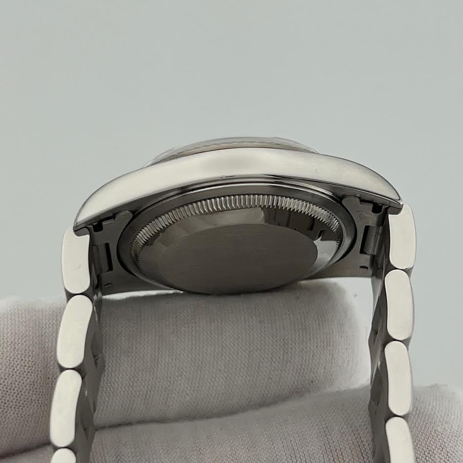 Rolex Datejust 16234 36mm Esfera de diamantes salmón de fábrica Acero inoxidable Oro 18k en venta 5