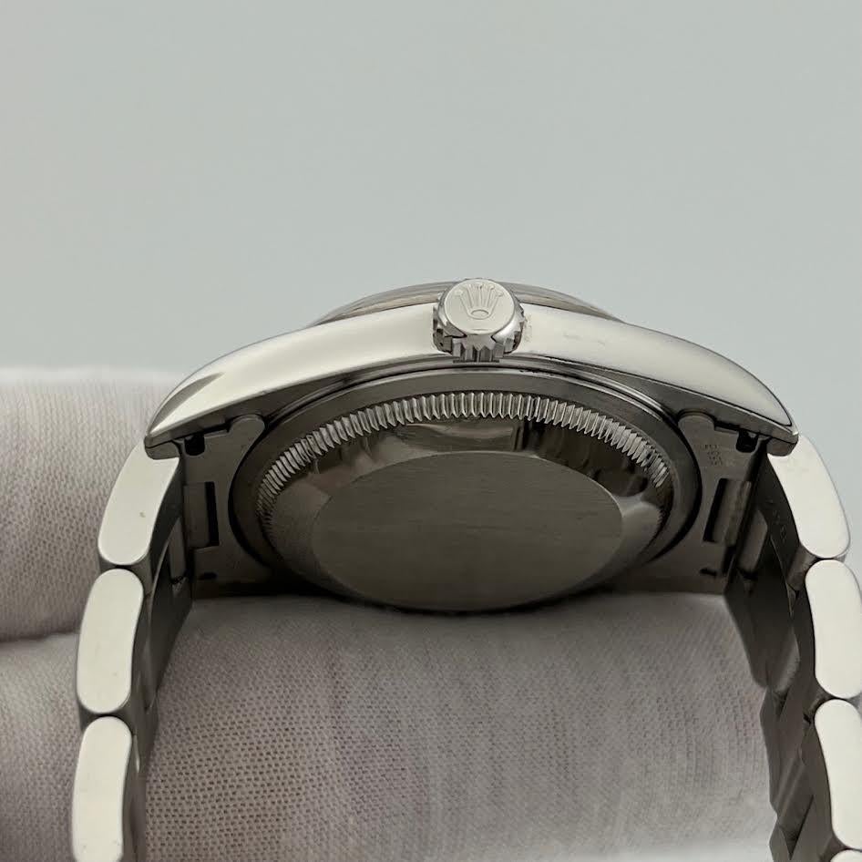 Rolex Datejust 16234 36mm Esfera de diamantes salmón de fábrica Acero inoxidable Oro 18k en venta 4