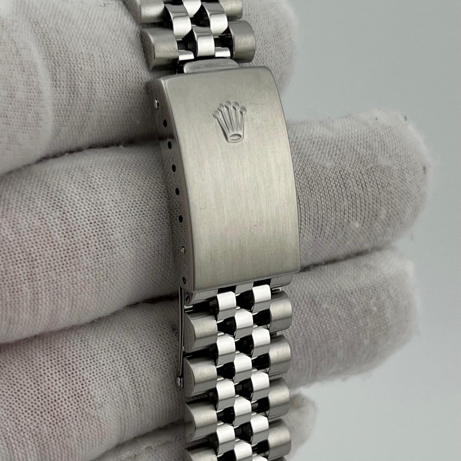 Rolex Datejust 16234 36mm TROPICAL Jubilee Diamant-Zifferblatt 18k Gold Edelstahl im Angebot 7