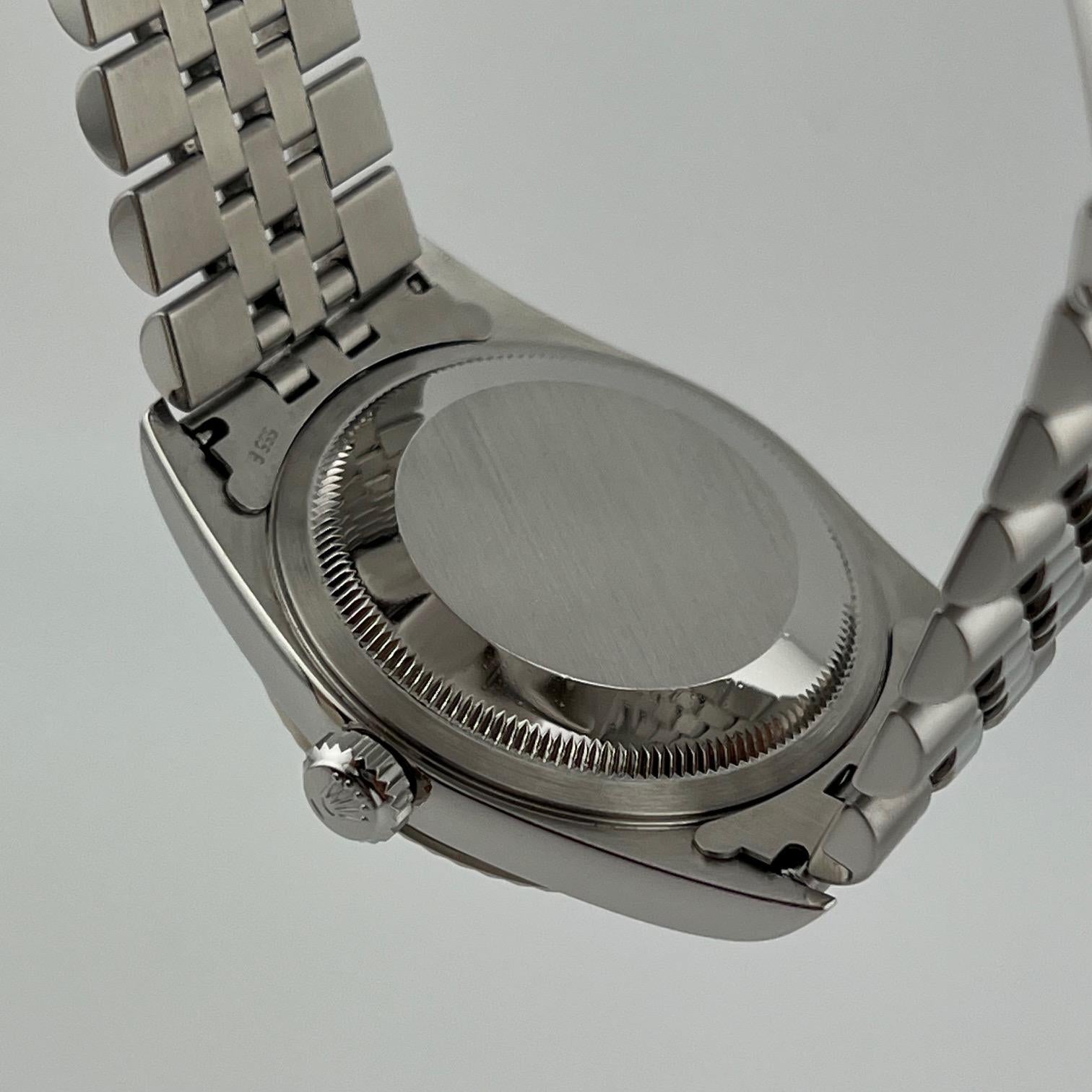 Rolex Datejust 16234 36mm TROPICAL Jubilee Diamant-Zifferblatt 18k Gold Edelstahl im Angebot 8