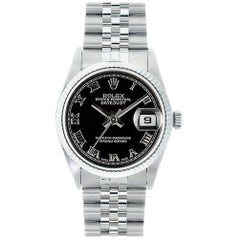 Rolex Datejust 16234, Black Dial, Certified and Warranty