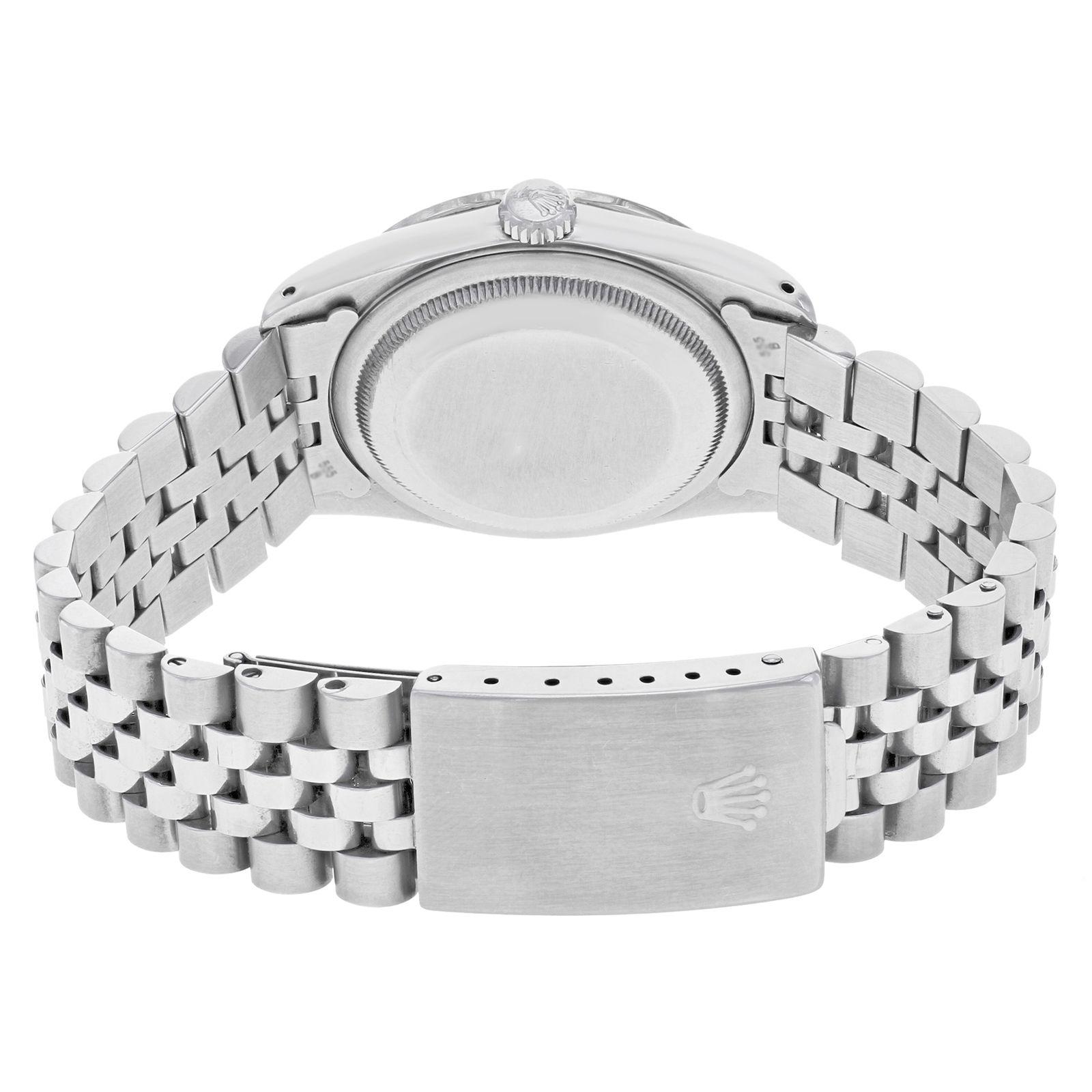 Men's Rolex Datejust 16234 Custom Bezel and Dial 1988 Diamond Automatic Men’s Watch