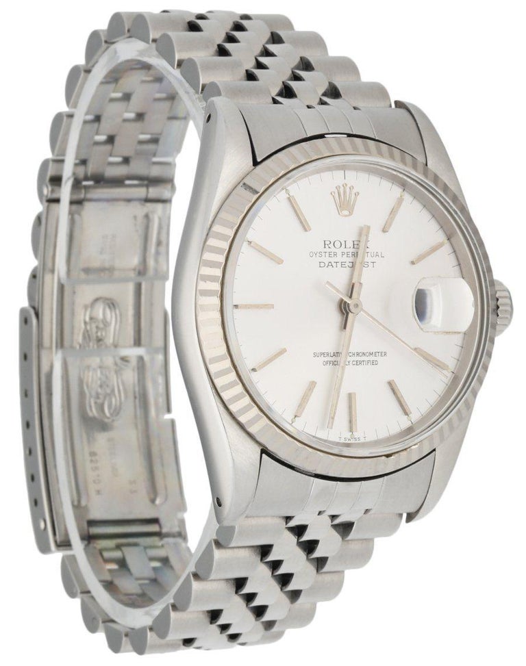 Rolex Datejust 16234 Men's Watch In Excellent Condition For Sale In New York, NY