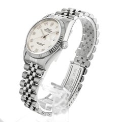 Rolex Datejust 16234 Men's Watch - Ivory Carved Dial, P Serial, Pre-Owned