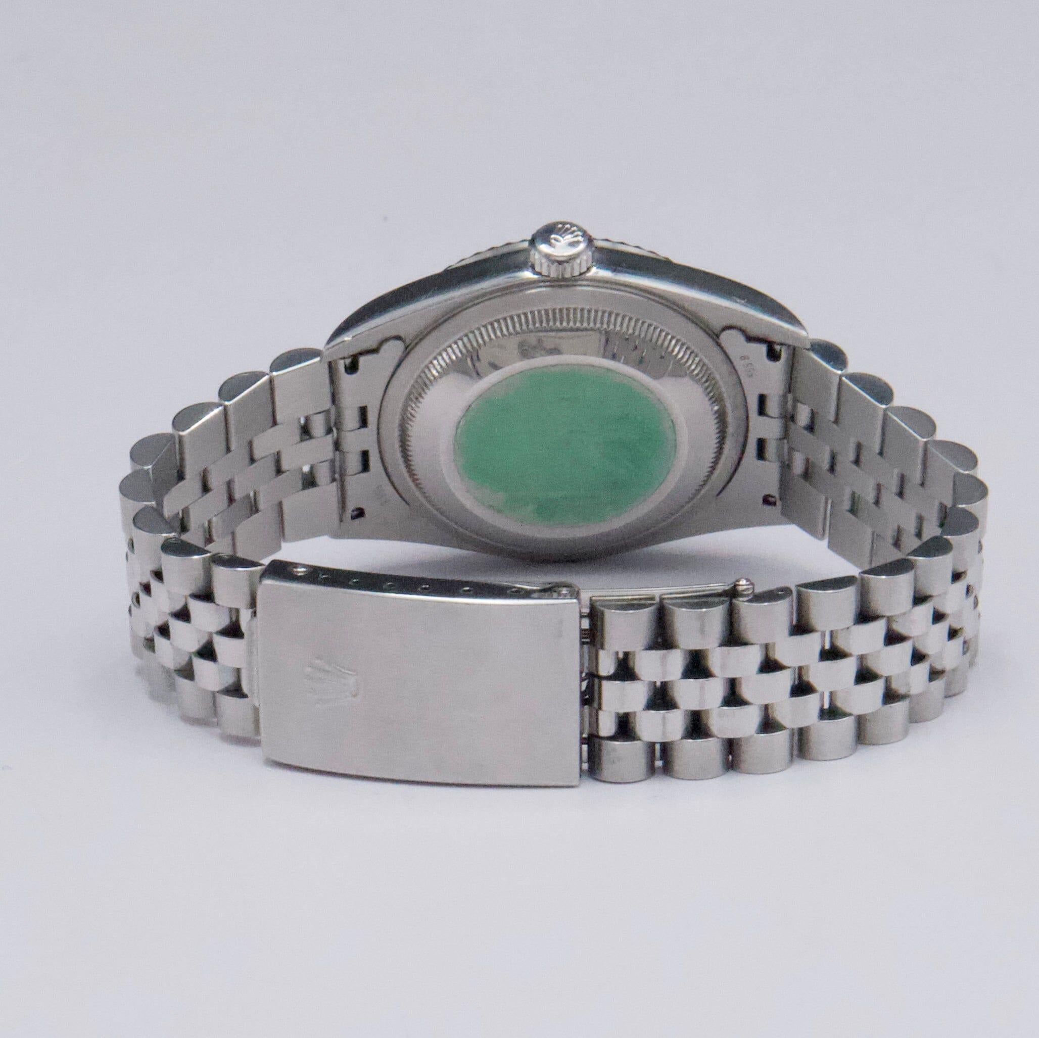 Rolex Datejust 16234 Roman White Dial Mens Watch in vendita 2