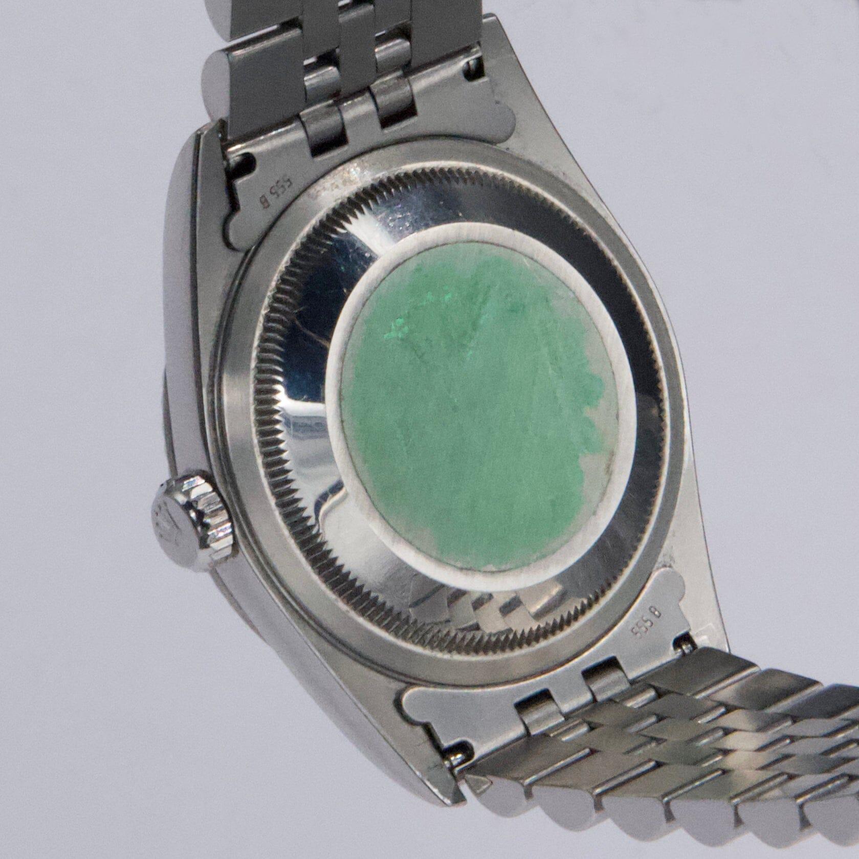 Rolex Datejust 16234 Roman White Dial Mens Watch in vendita 4