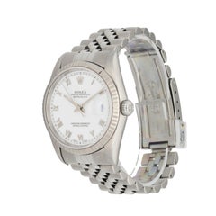 Rolex Datejust 16234 White Dial Men's Watch