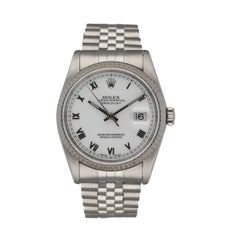 Rolex Datejust 16234 White Dial Men's Watch