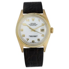 Rolex DateJust 16238 18 Karat Yellow Gold Men's Watch