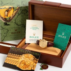 Rolex Datejust 16248 'Bark'.  18K Yellow Gold, Box & Papers. Vintage.