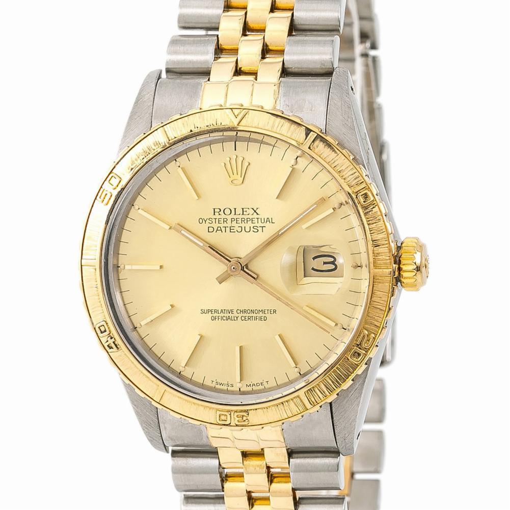 Rolex Datejust 16253, Gold Dial, Certified and Warranty For Sale 1