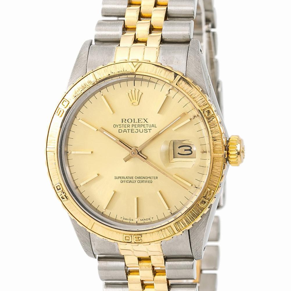 Rolex Datejust 16253, Black Dial, Certified and Warranty In Good Condition For Sale In Miami, FL