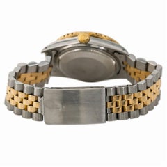 Rolex Montre Datejust 16253 automatique en or bicolore 18 carats avec cadran champagne pour hommes