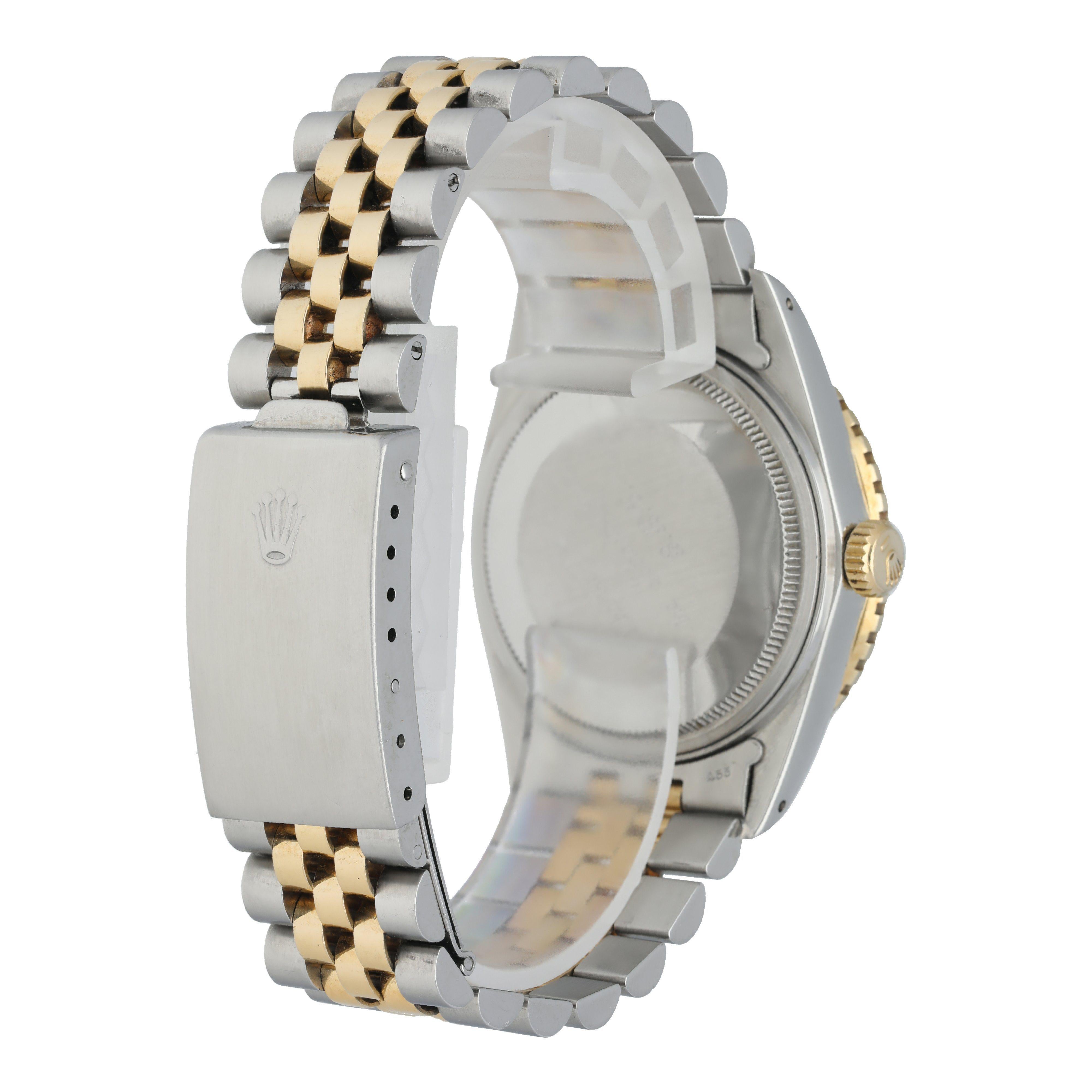 Rolex Datejust 16253 Turn-O-Graph Men's Watch Box Papers In Excellent Condition For Sale In New York, NY
